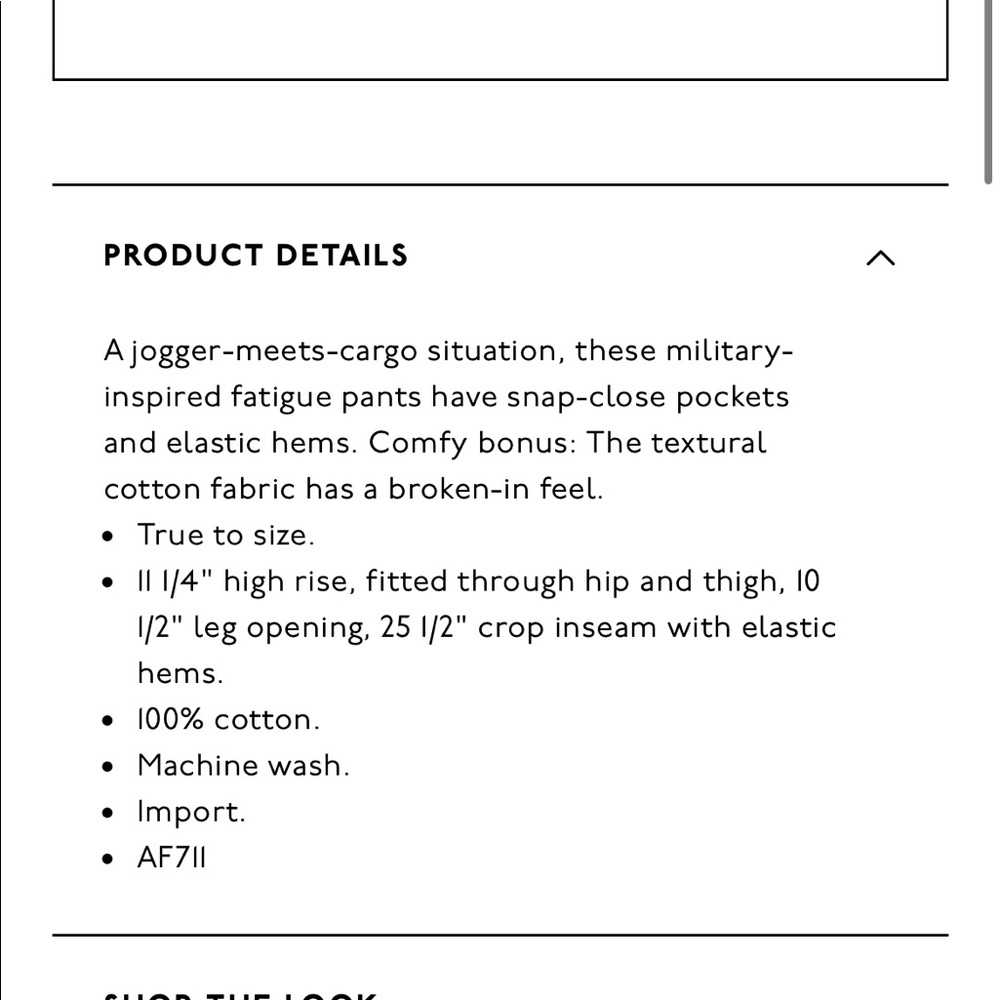 NWT Madewell Cargo Pants - Picture 4 of 7